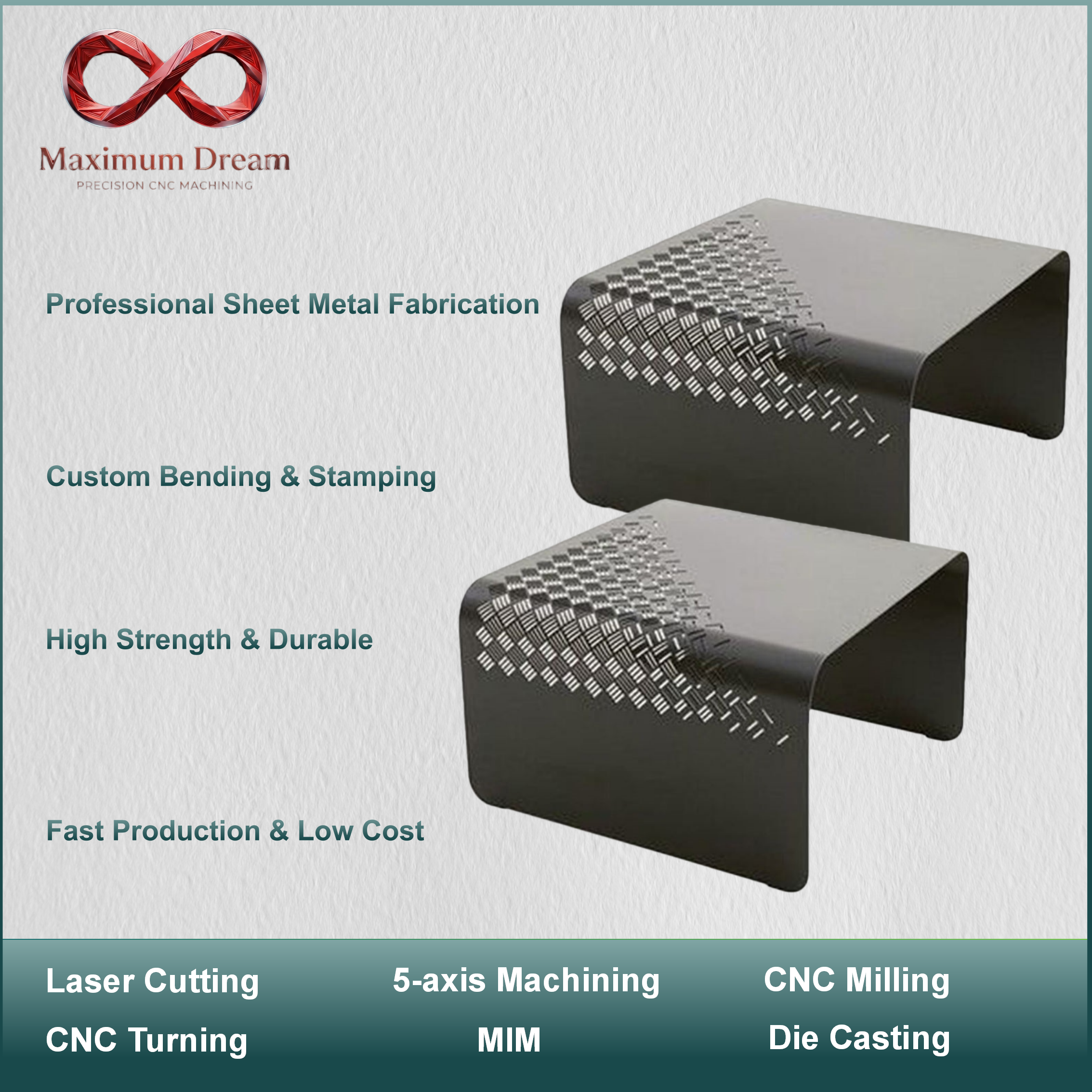 Industrial Laser Metal Cutting Machine - Custom Stainless Steel Sheet Metal Fabrication