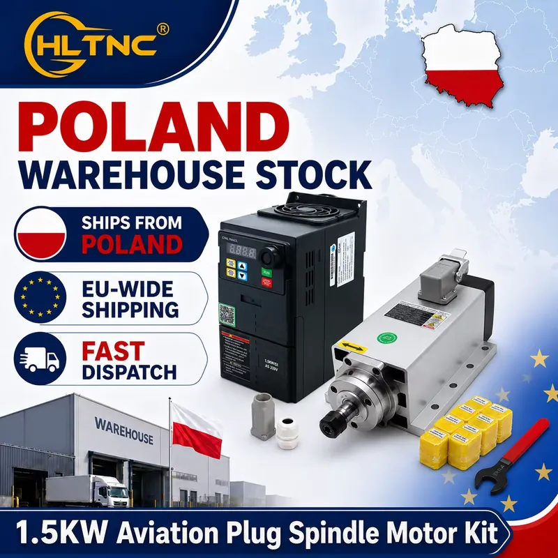 Cnc Spindle Motor - EU Poland Shipped 1.5kw 3.5kw 220V