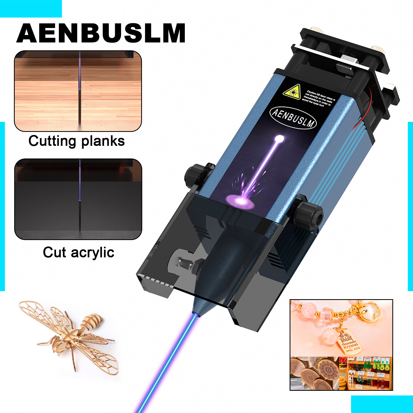 Industrial Laser Blasting - AENBUSLM 40W 80W Laser Cutting Module