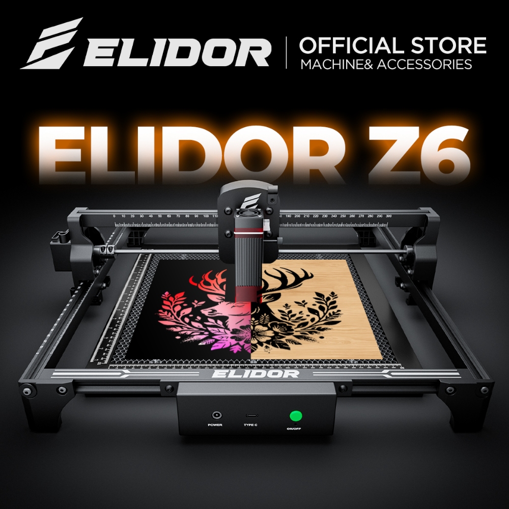 Industrial Laser Blasting - ELIDOR Z6 6W Laser Engraver and
