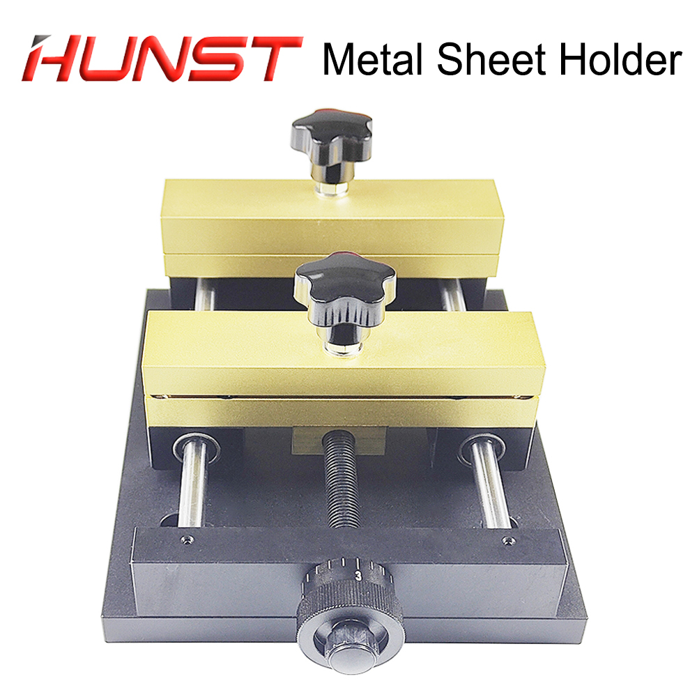 Industrial Laser Blasting - HUNST Metal Sheet Holder Marking Attechment