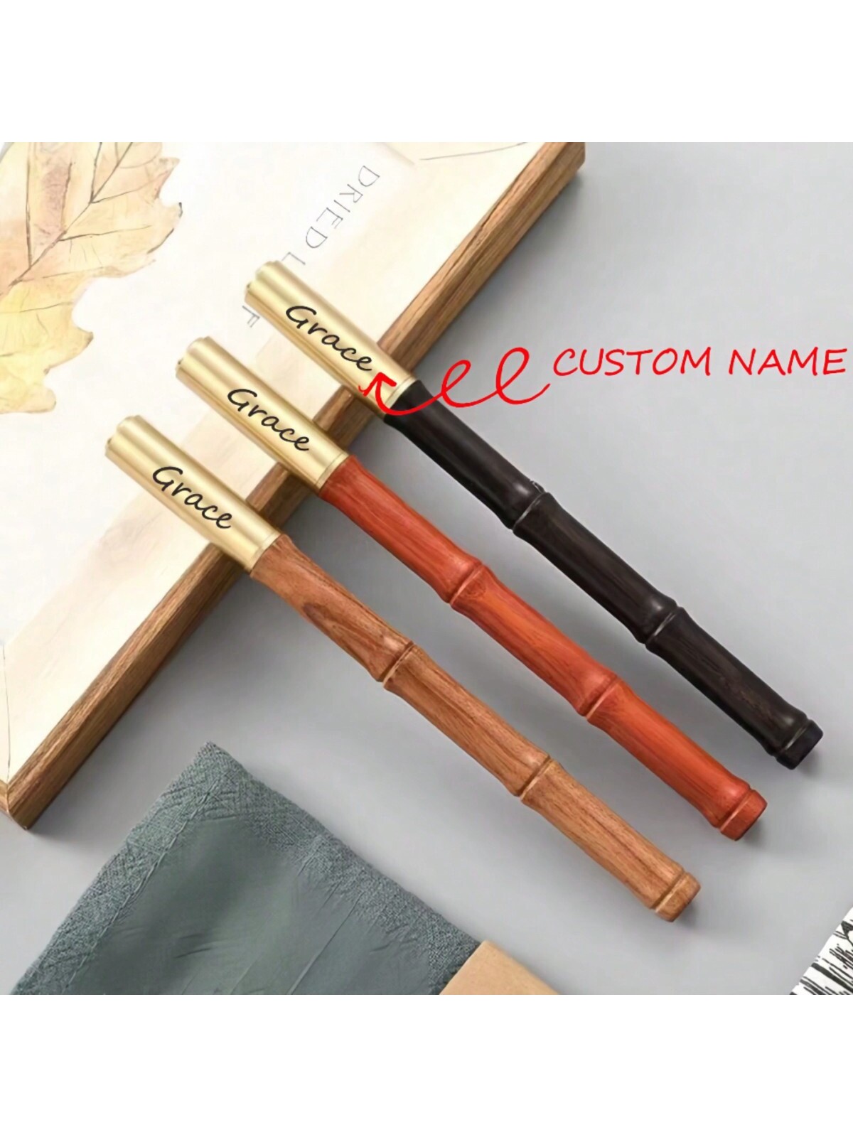 Solid Wood Gel Pen | Business  - Industrial Laser Pen review and price