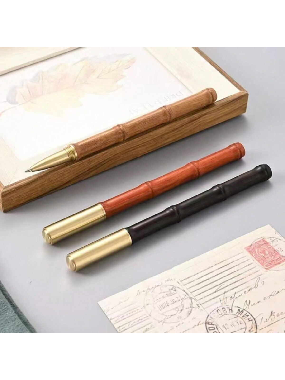 Solid Wood Gel Pen | Business  - Industrial Laser Pen review and price