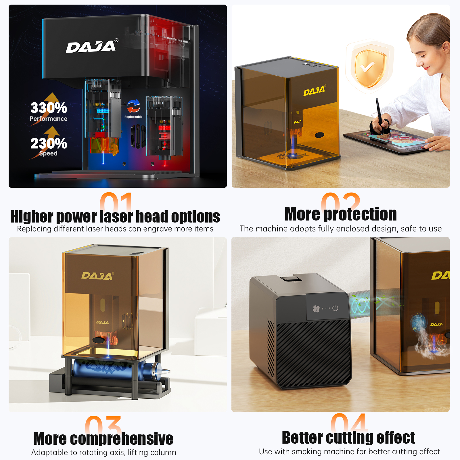 DAJA DJ6 Pro Mini Laser Engrav - Industrial Laser Blasting review and price