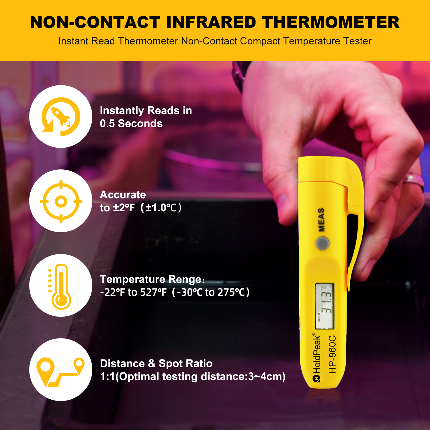 HoldPeak-Portable Digital Non- - Industrial Laser Pen review and price