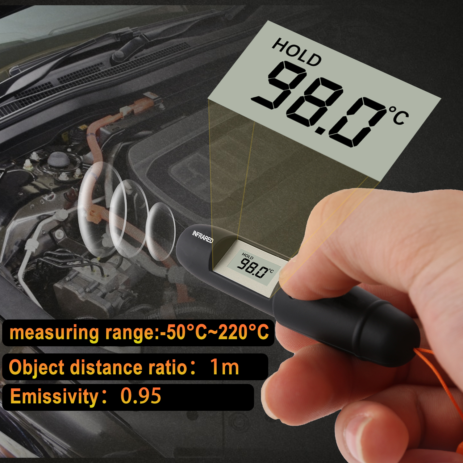 Mini Infrared Thermometer Pen  - Industrial Laser Pen review and price