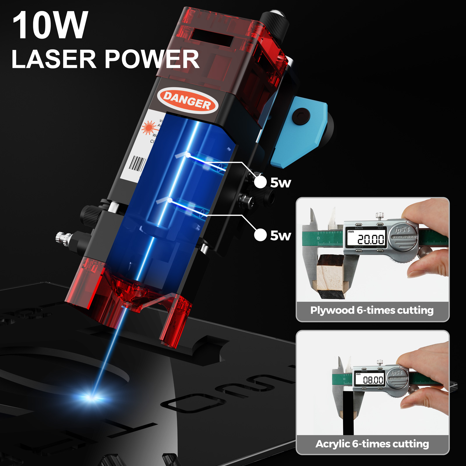 TwoTrees TTS-10 Pro 80W Laser  - Industrial Laser Printing Machine review and price