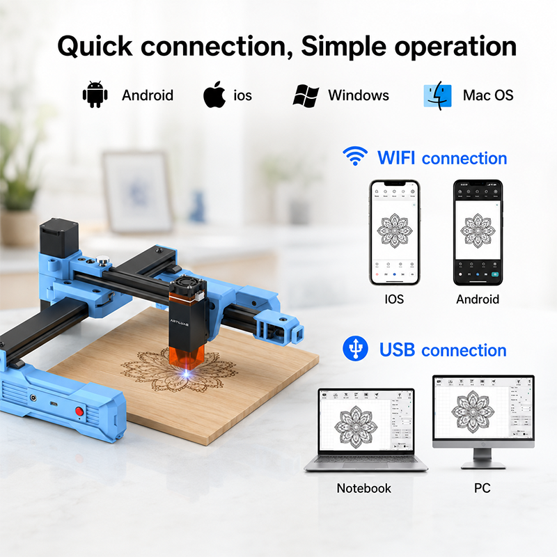 Artilume D2 2.5/6W Foldable La - Fiber Laser Cutting Machine review and price