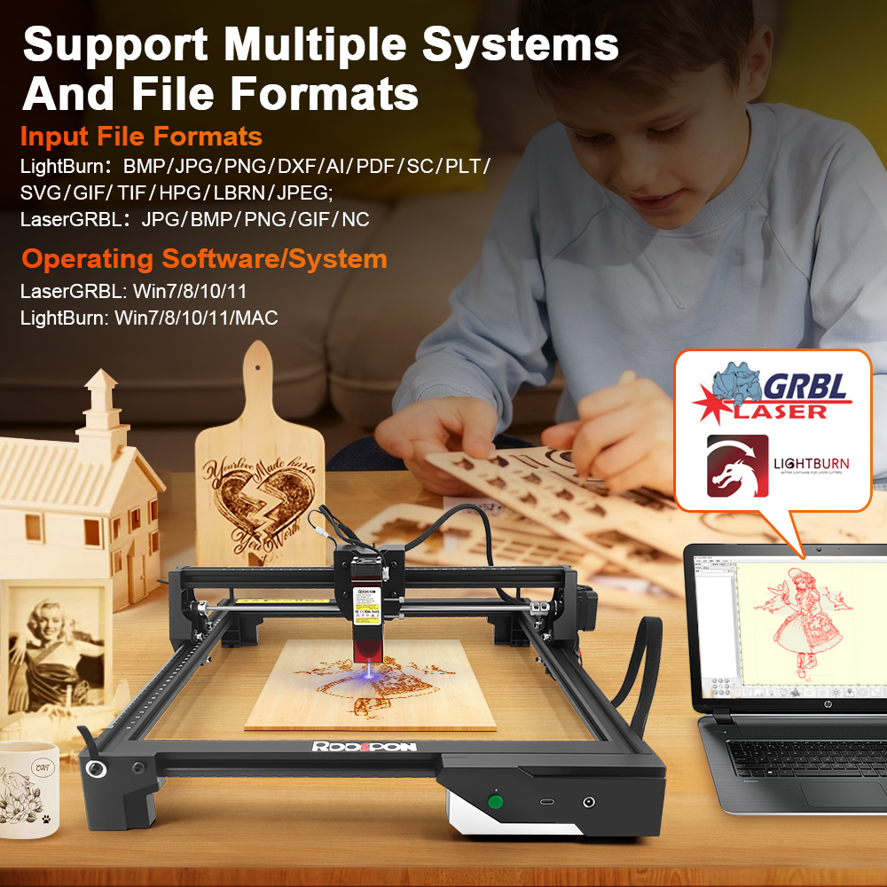 RDDSPON Wood Router Engraving  - Industrial Laser Printing Machine review and price