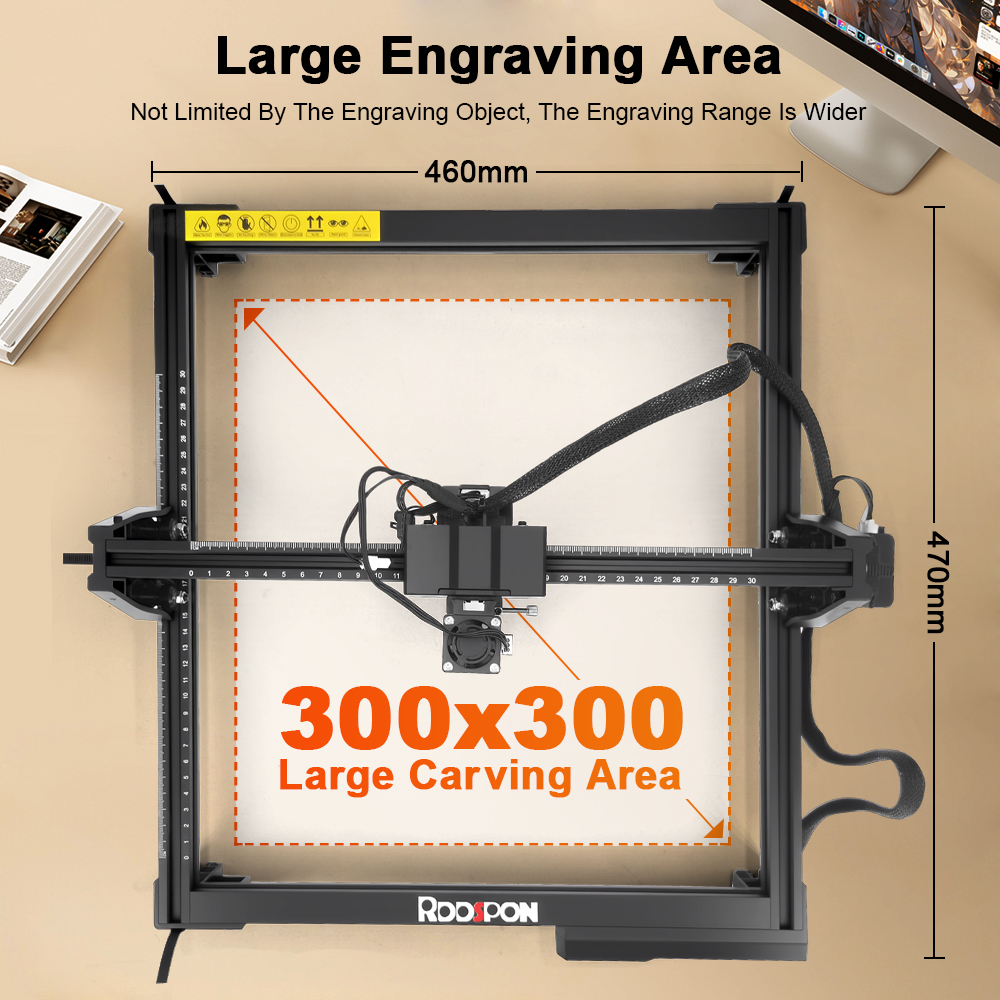 RDDSPON Wood Router Engraving  - Industrial Laser Printing Machine review and price