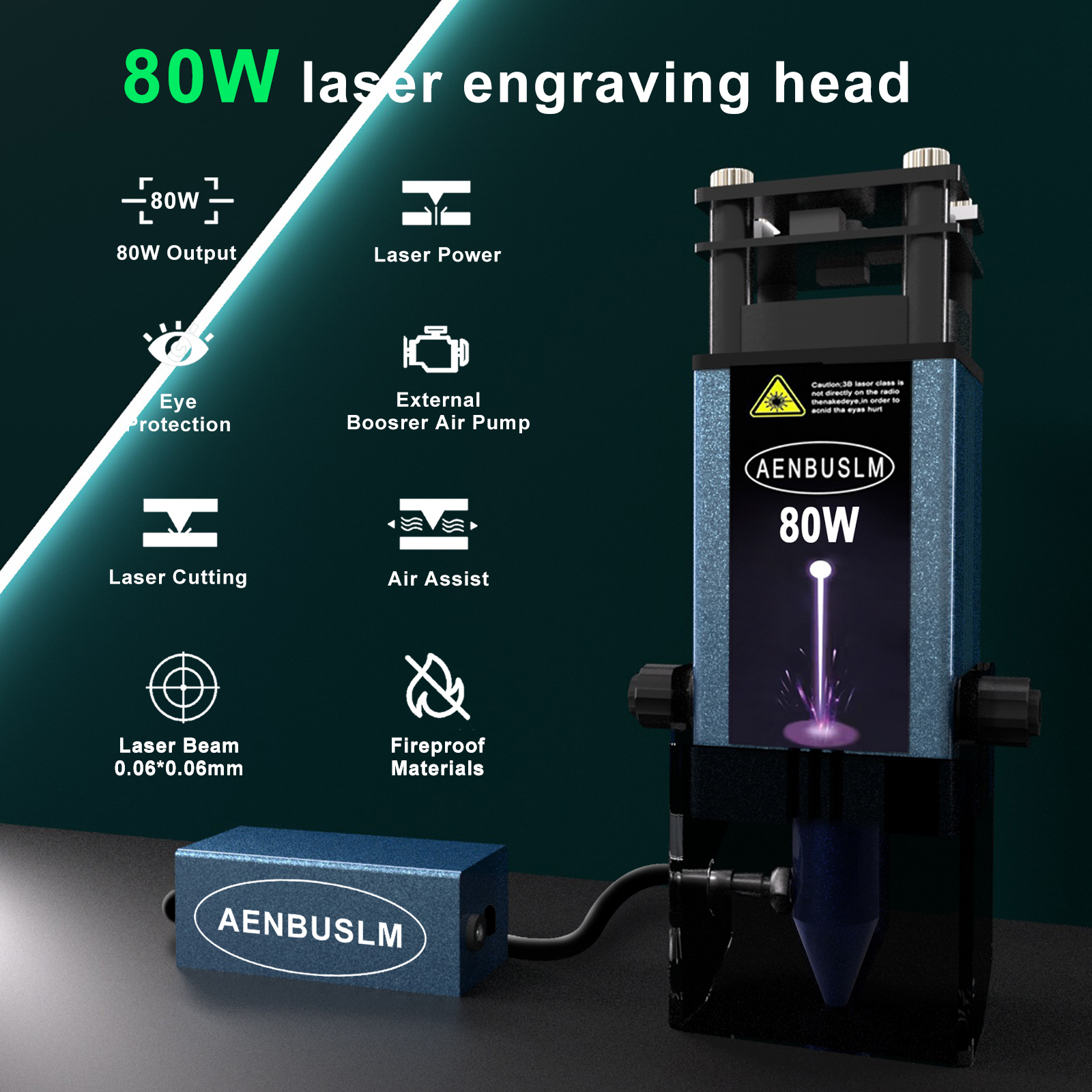 AENBUSLM 40W 80W Laser Cutting - Industrial Laser Blasting review and price