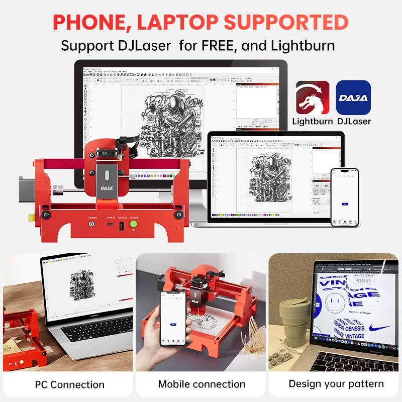 DAJA A7 Laser Engraver 5W Mini - Industrial Laser Blasting review and price