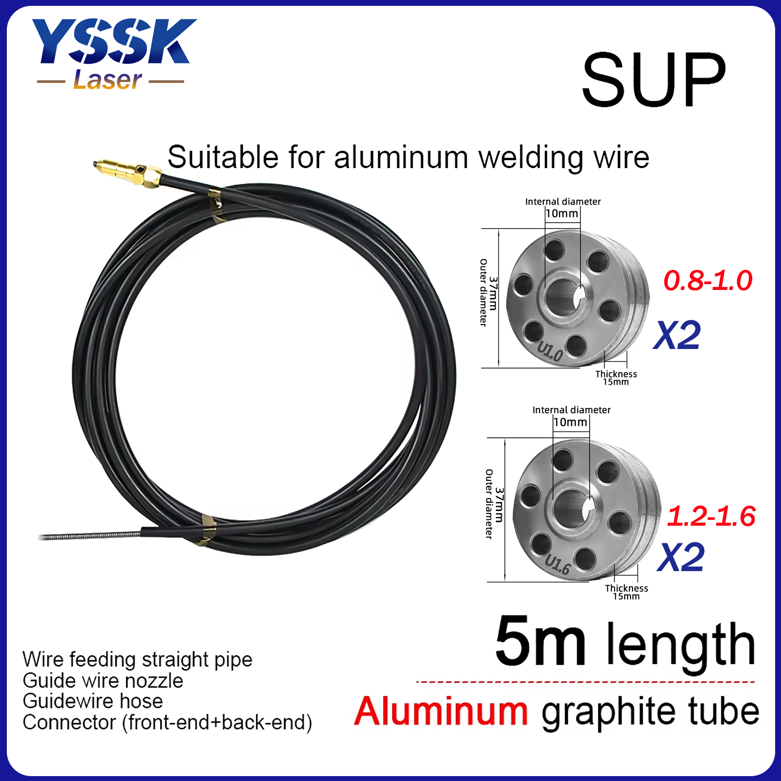 SUP Wire Feeding Tube Guide 5m - Industrial Laser Repair review and price
