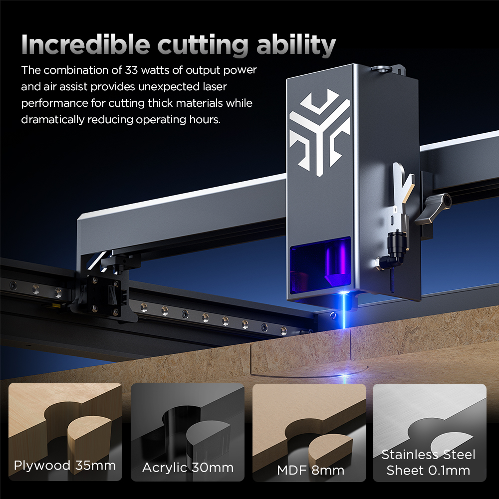 ACMER P2 Laser Engraver 33W 20 - Industrial Laser Blasting review and price