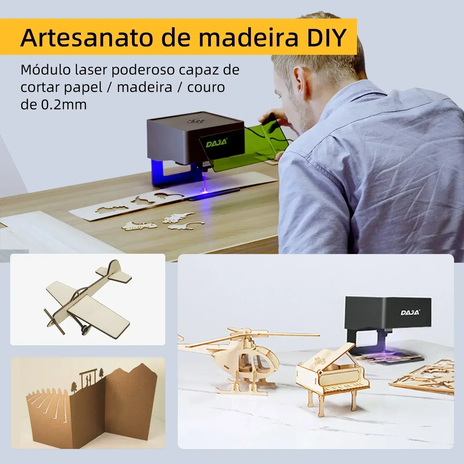 DAJA Laser Engraver CNC DIY DJ - Industrial Laser Printing Machine review and price
