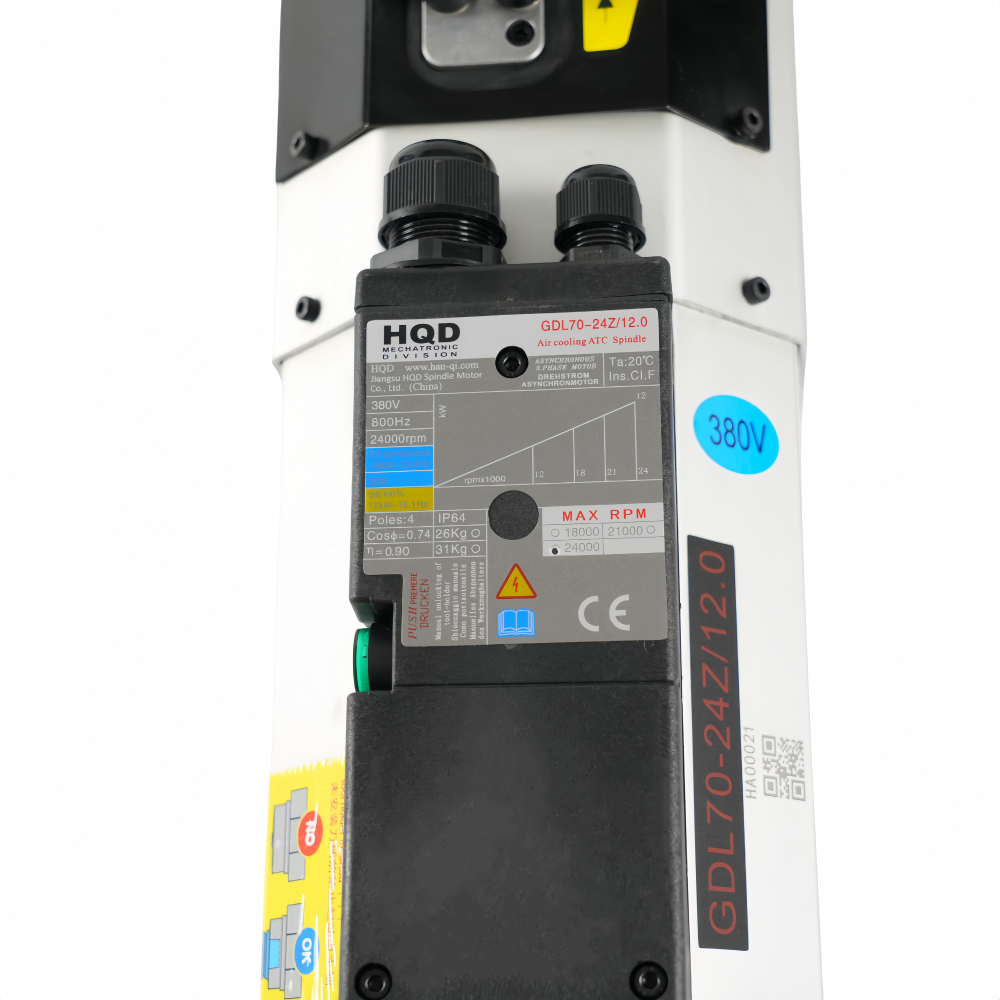 12KW ISO30 Air Cooled ATC Spin - Cnc Spindle Motor review and price